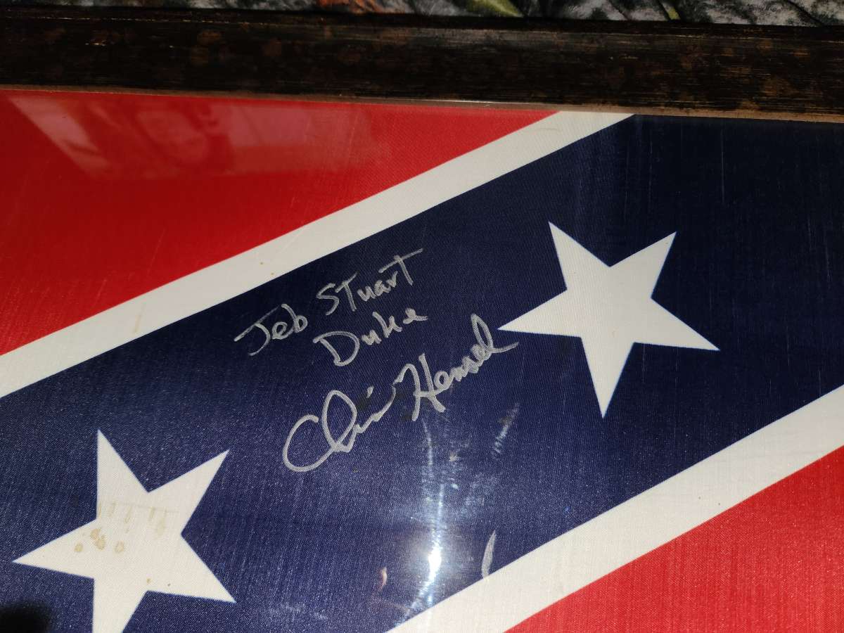 Confederate flag signed by Jed Stewart need gone ASAP