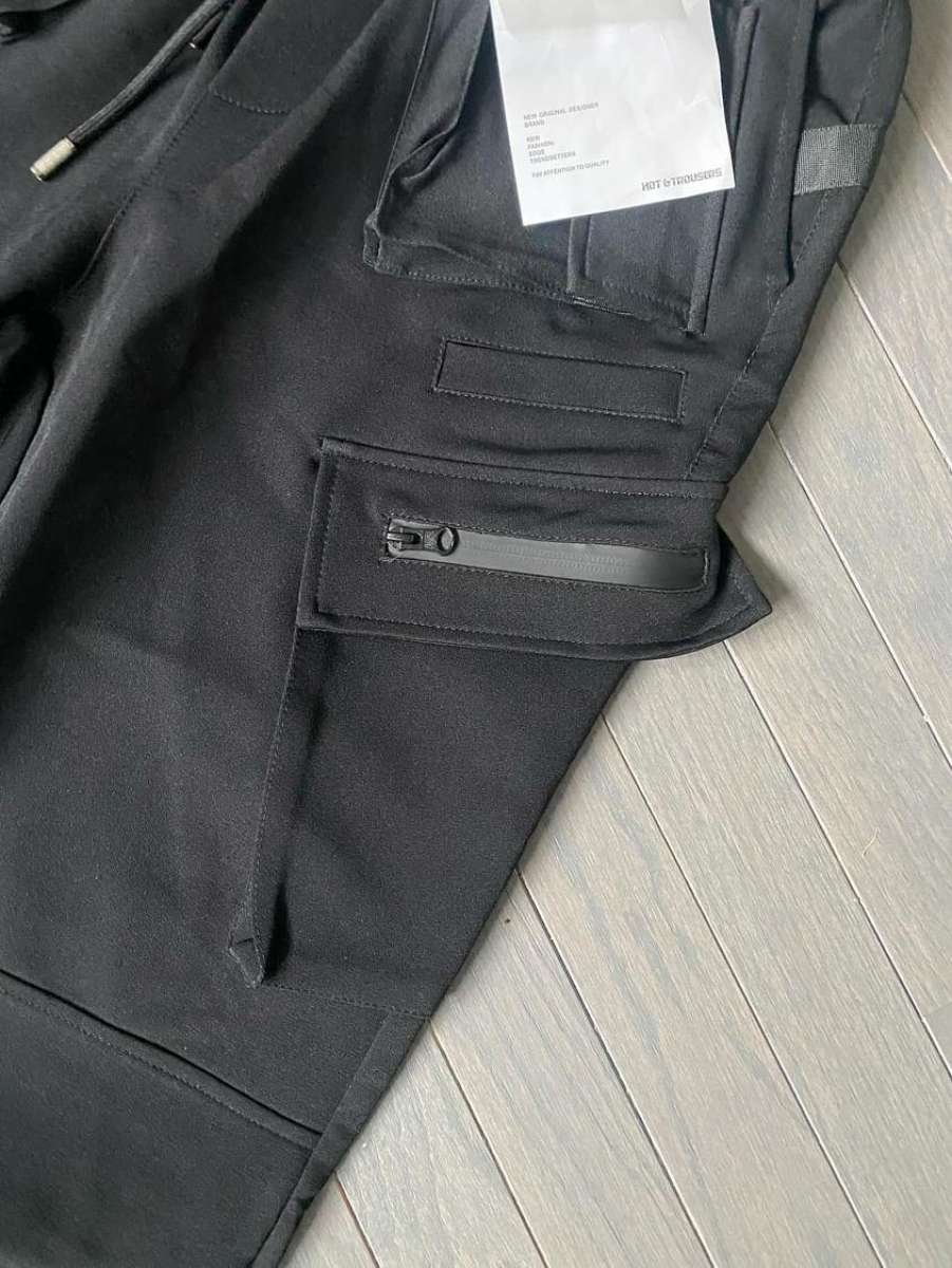 Multiple Pocket Accent Jogger Pants