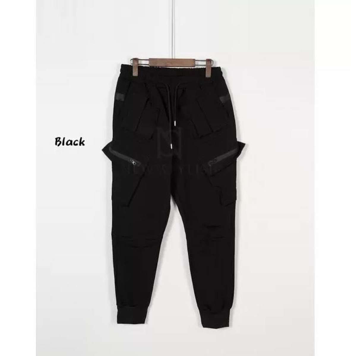 Multiple Pocket Accent Jogger Pants
