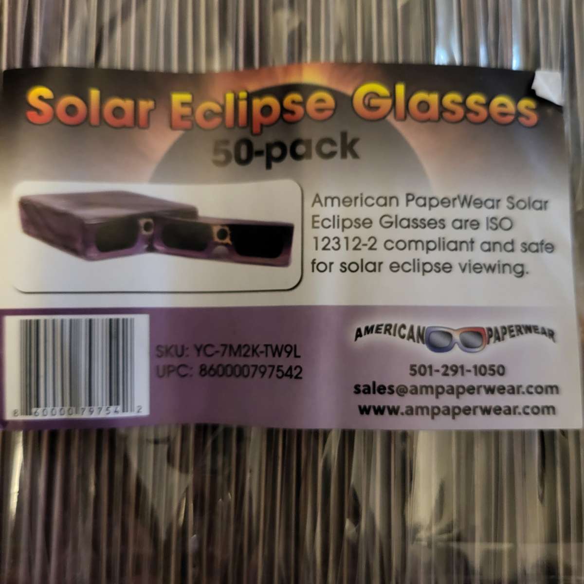 solor viewing glasses