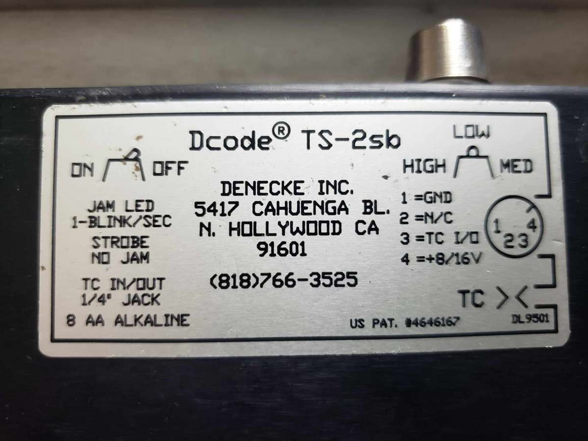 Denecke Decode TS2sb and audio lot