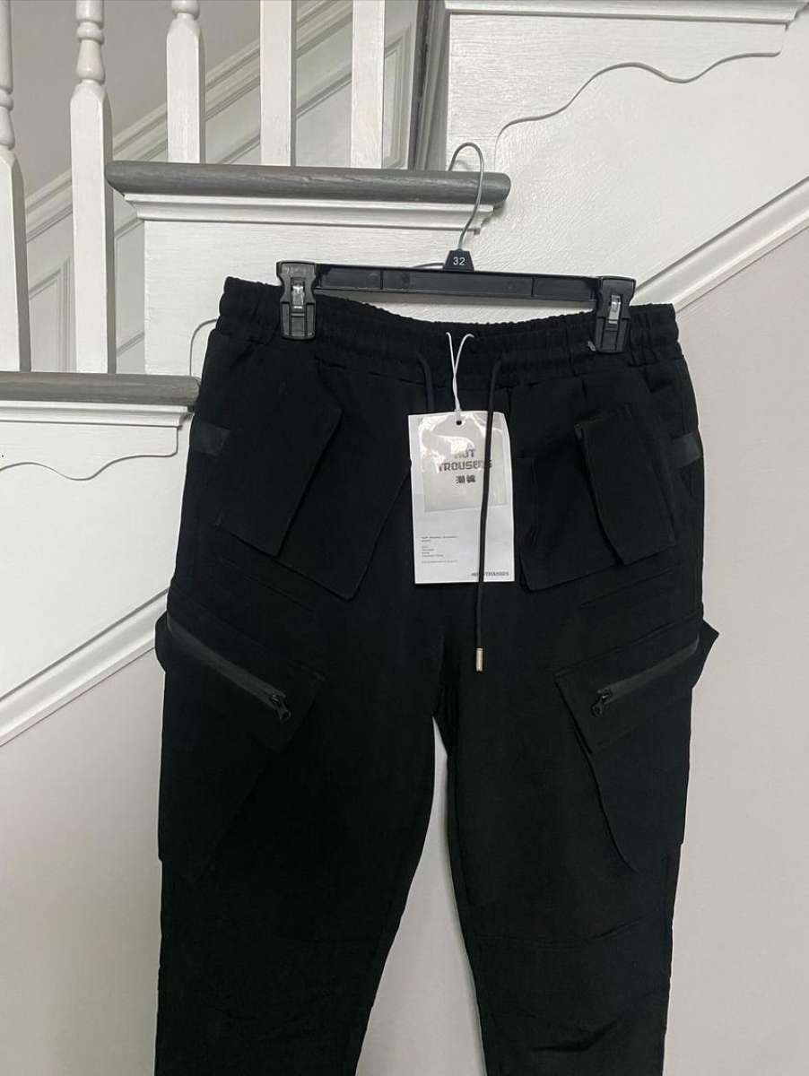 Multiple Pocket Accent Jogger Pants