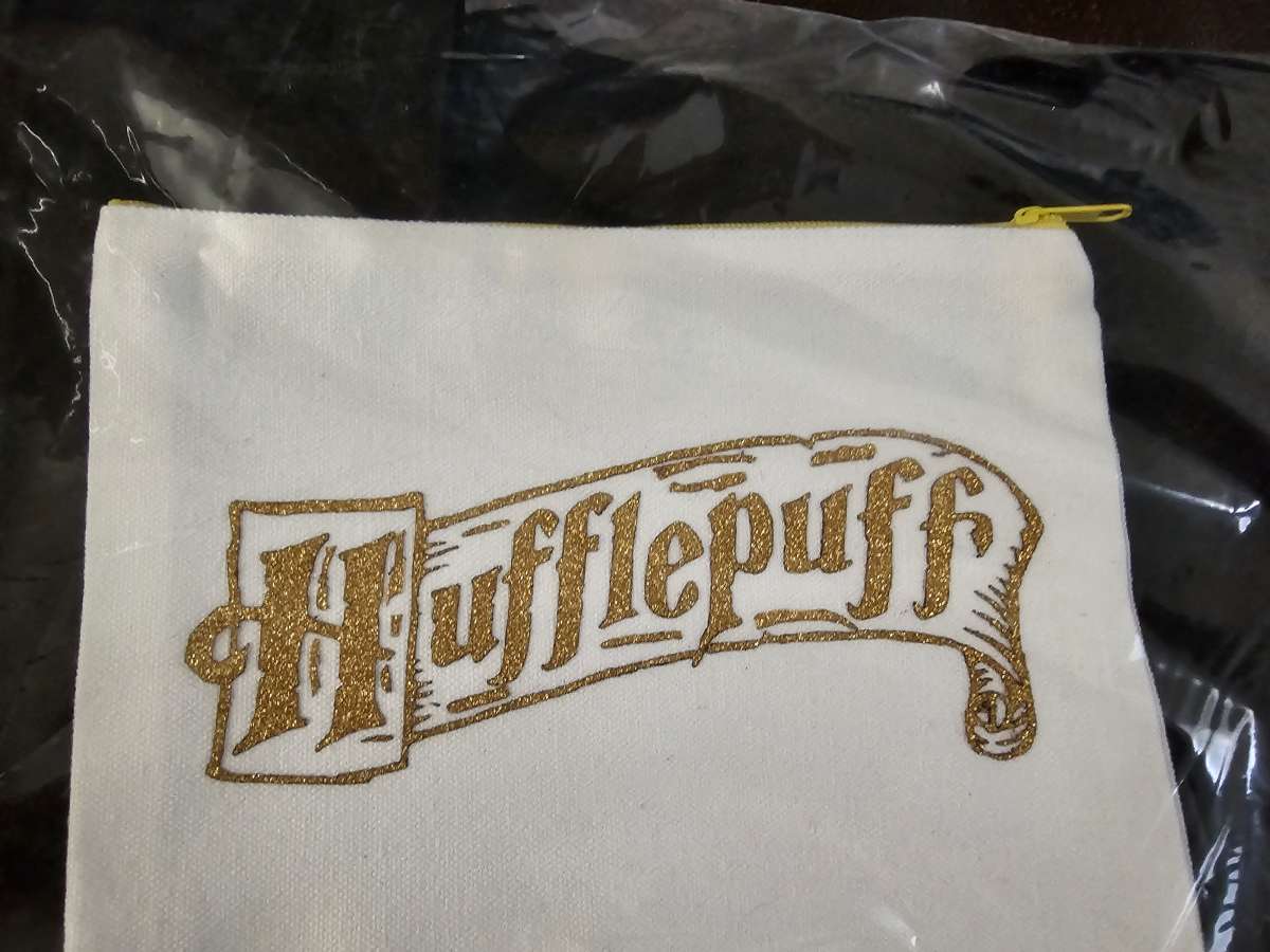 Hufflepuff Brand new Tote and Makeup bags