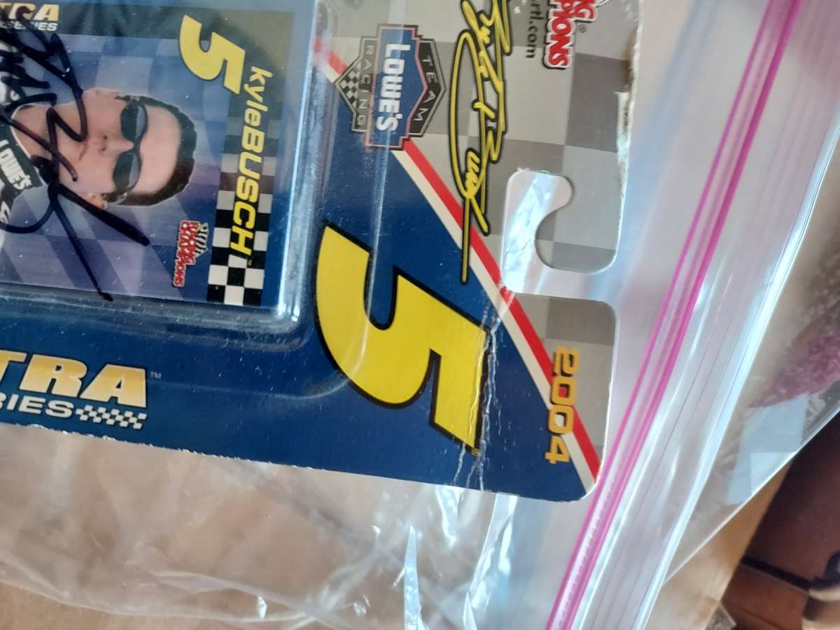 Autographed KYLE BUSCH toy car unopened