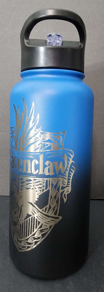 32oz Brand New Laser Engraved Insulated Ravenclaw bottle