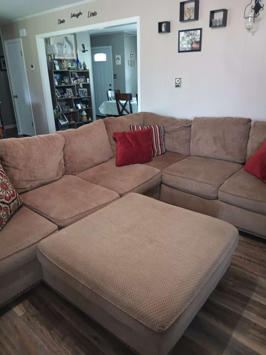 sectional with ottoman