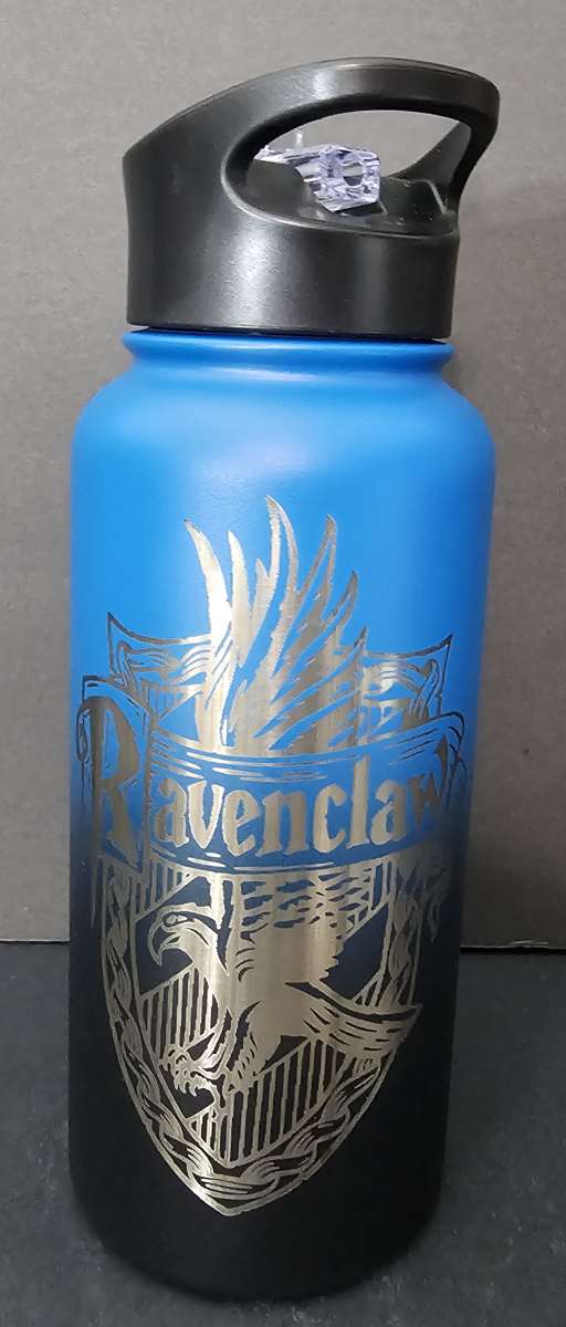 32oz Brand New Laser Engraved Insulated Ravenclaw bottle
