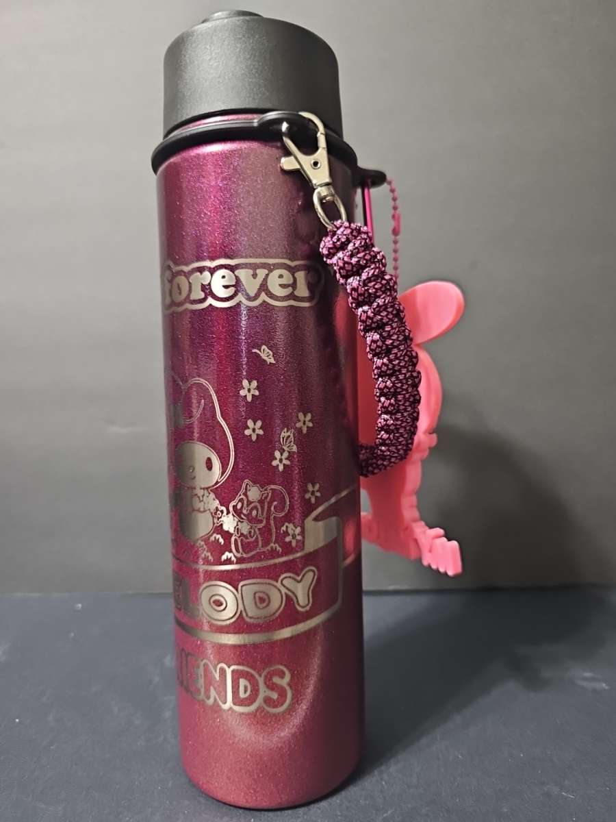24oz laser Engraved Insulated MY MELODY  Water Bottle
