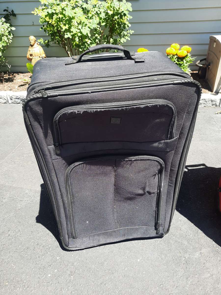Large travel luggage