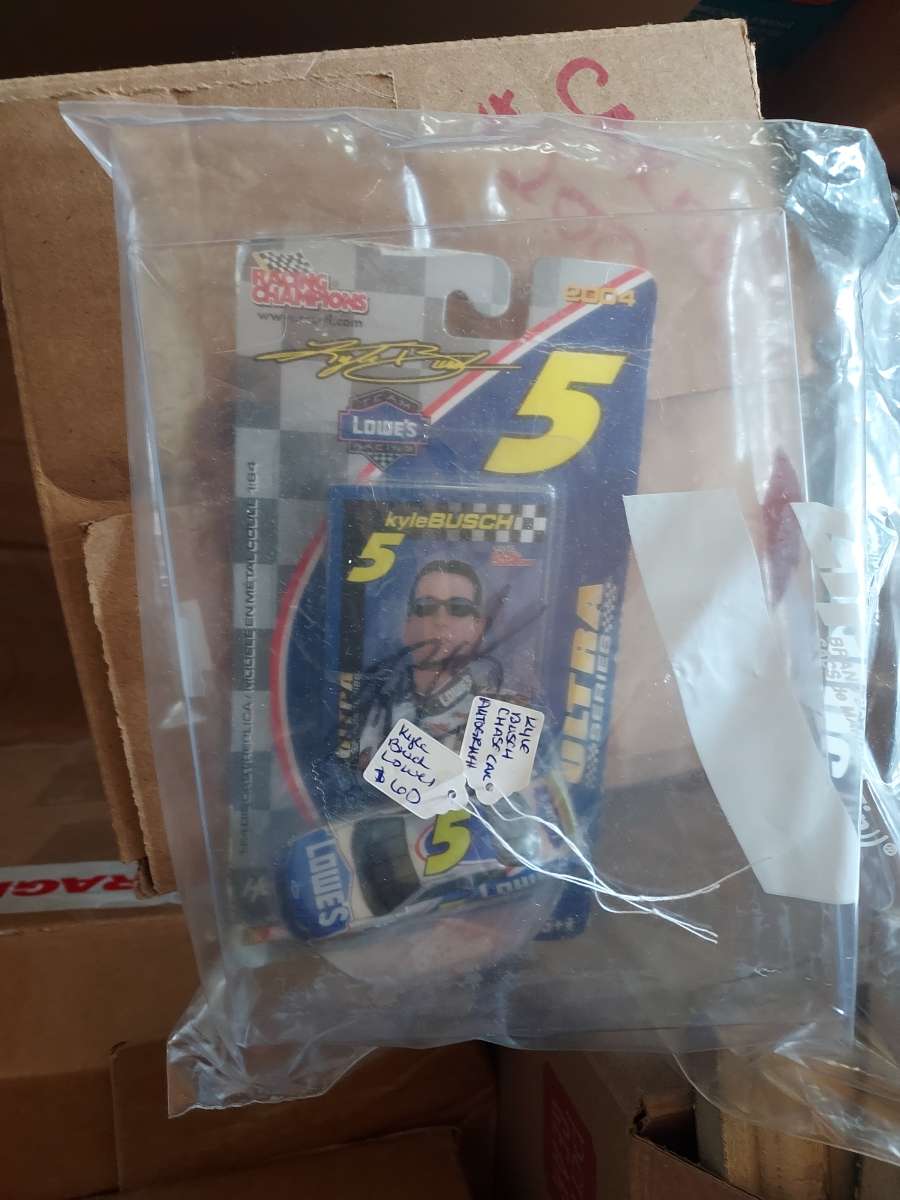 Autographed KYLE BUSCH toy car unopened