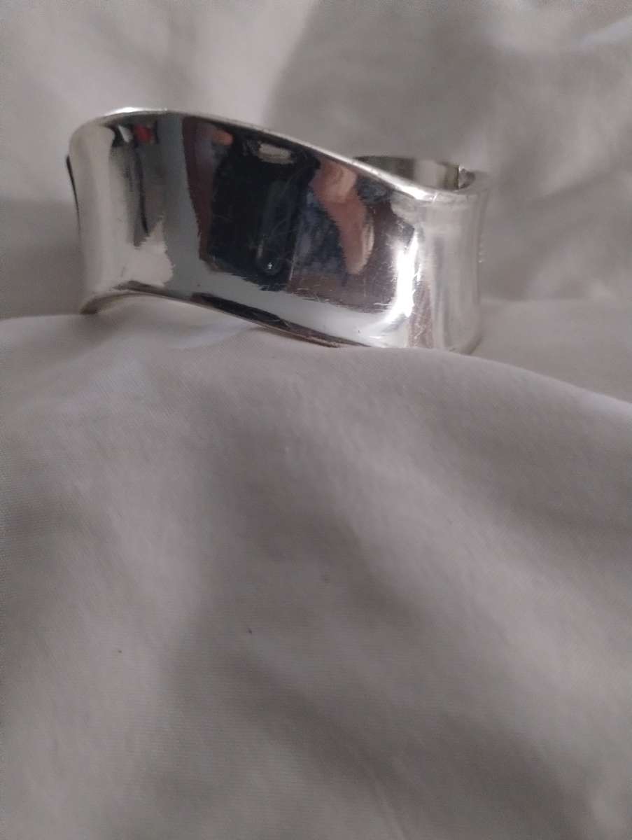 silver cuff bracelet