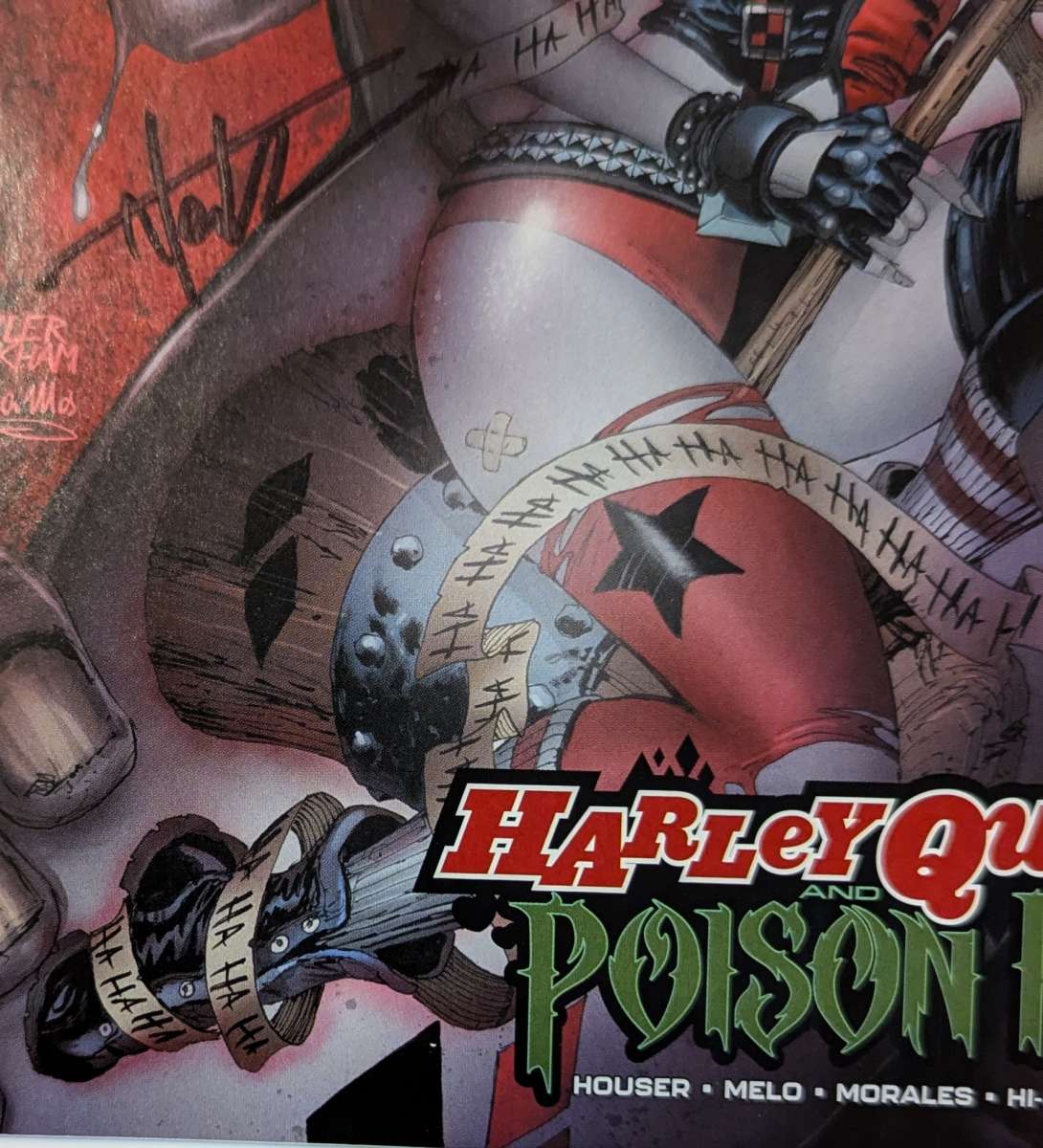 Harley Quinn Poison Ivy 1 Tyler Kirkham Signed  Ula Mos Excl
