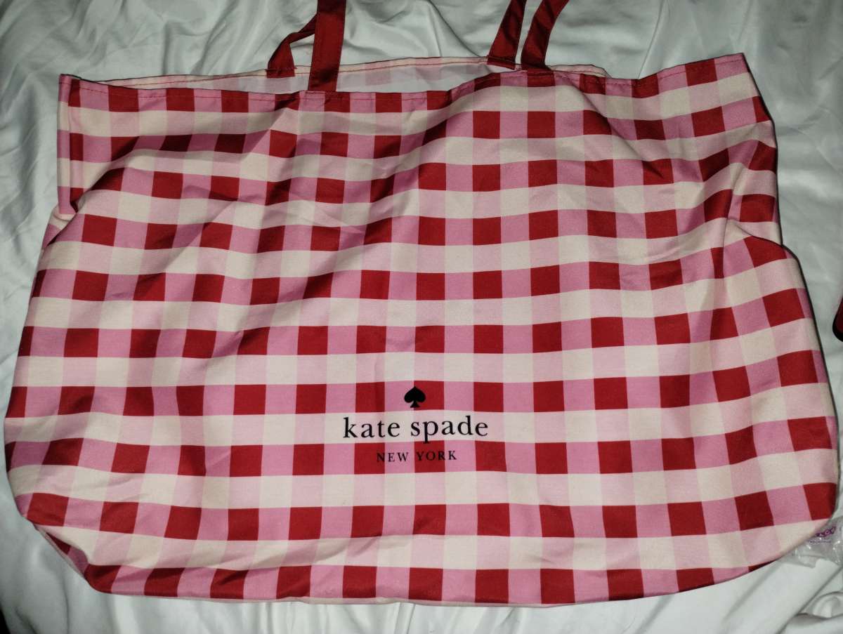 Kate Spade Gingham tote bag