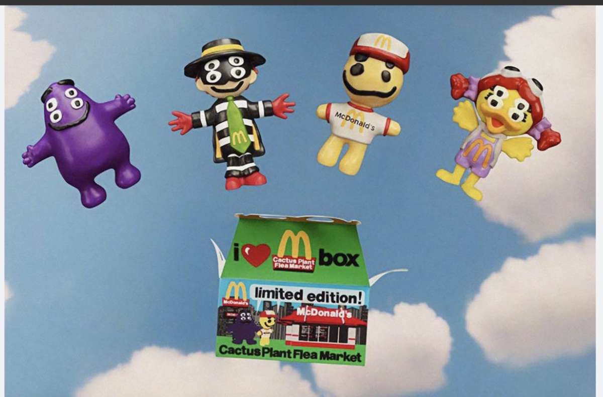 McDonalds Cactus plant Flea Market toys