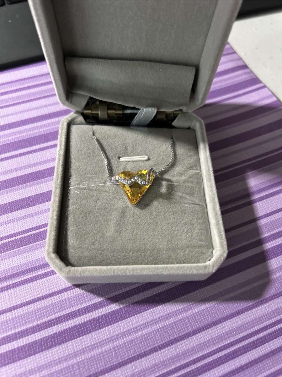 genuine Citrine necklace