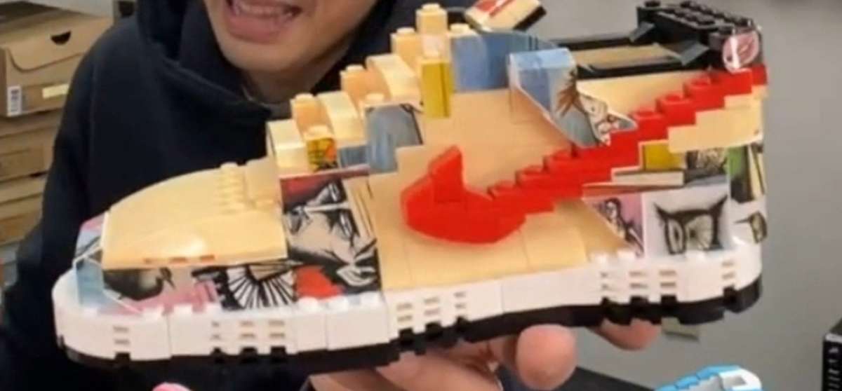 SB Paris Dunk KickBrick Sneakers Net Magnetism