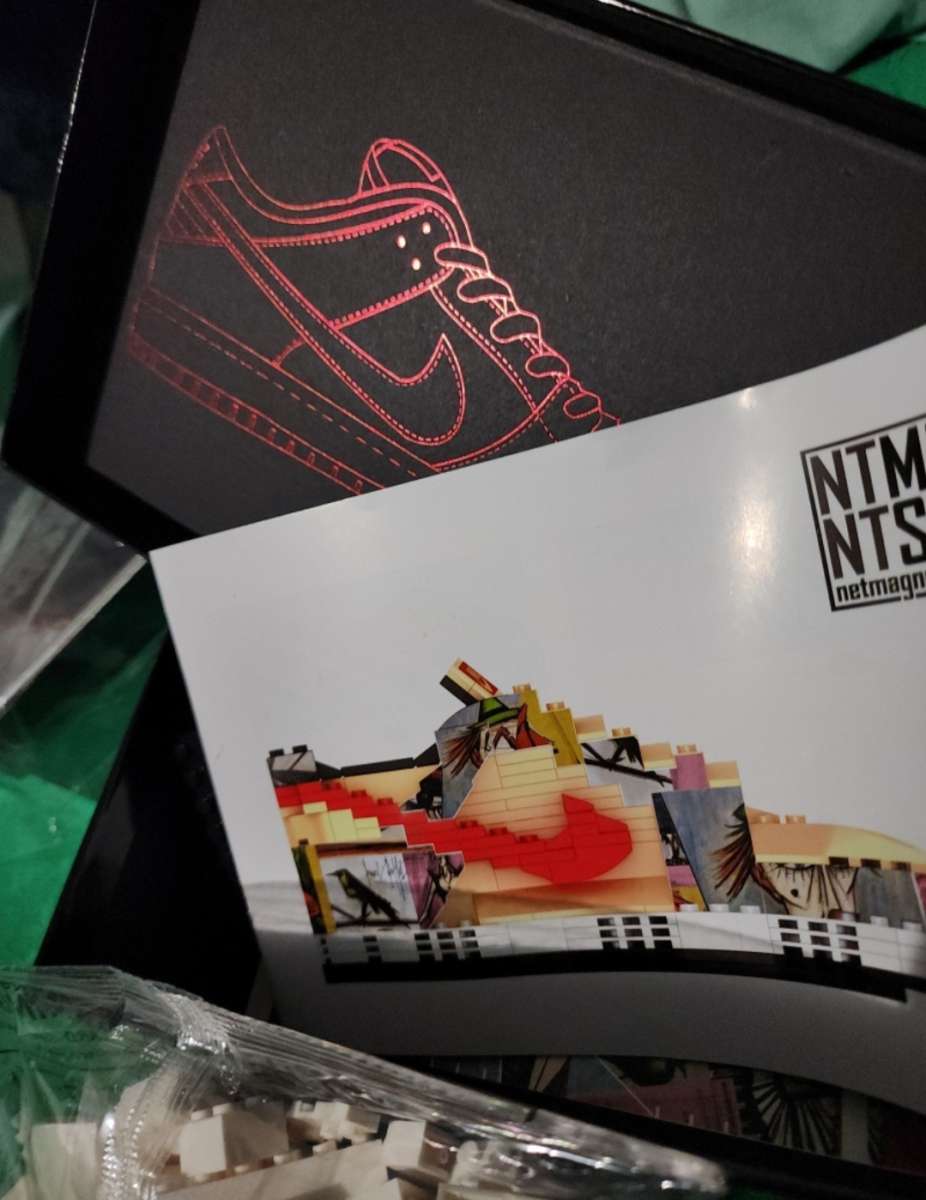 SB Paris Dunk KickBrick Sneakers Net Magnetism