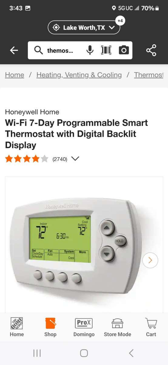 Honeywell Thermostat