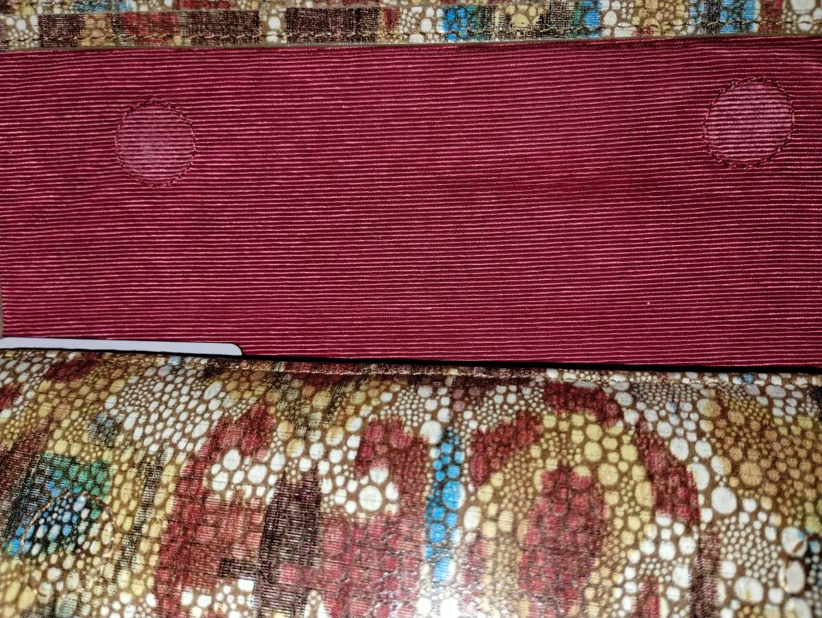 Authentic Hobo multicolored wallet with magnetic closure