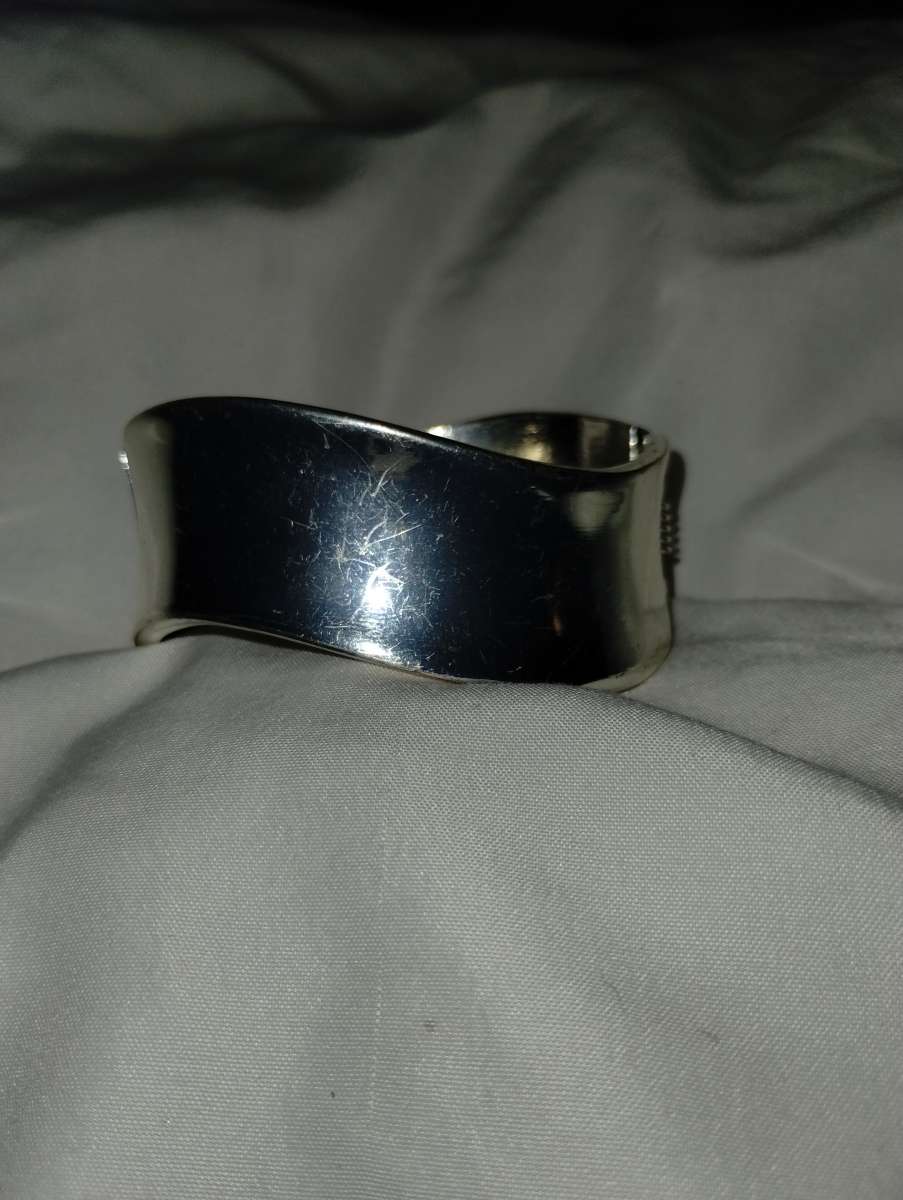 silver cuff bracelet