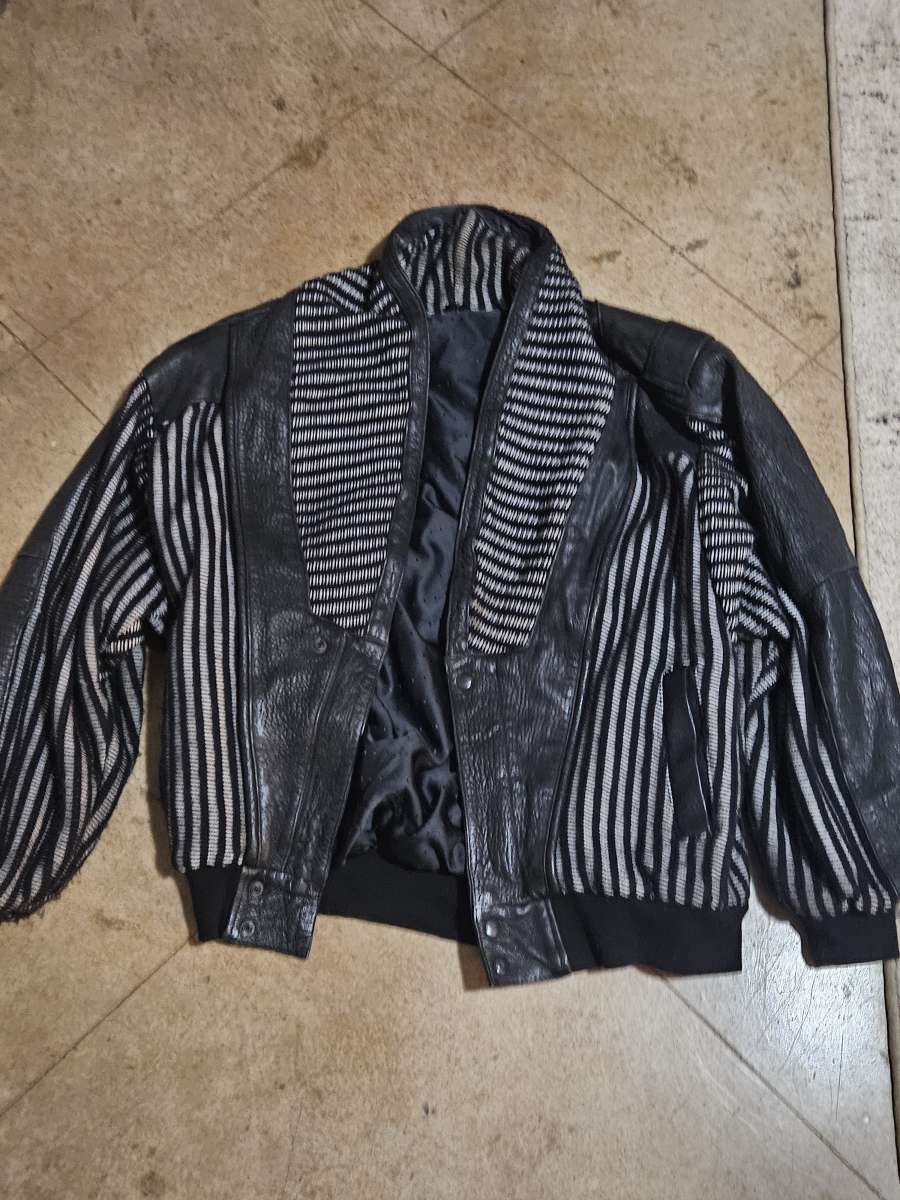 rare black and white jacket