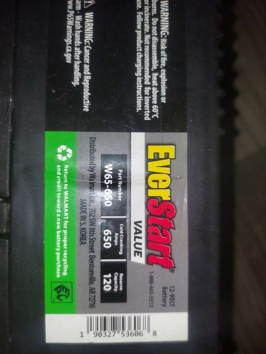 Everstart Battery