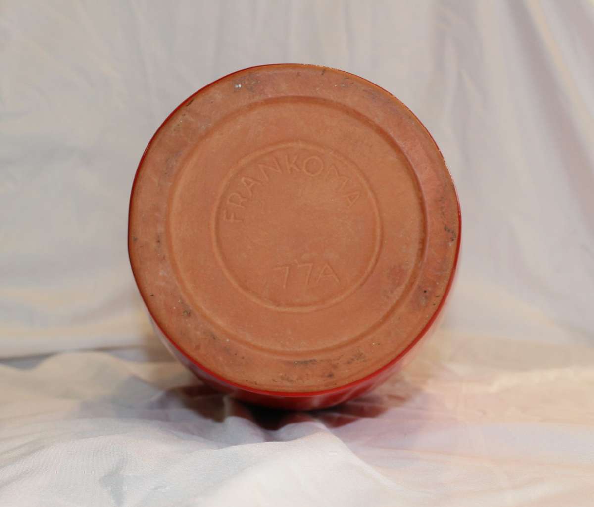 Vintage 17in Frankhoma Red Pitcher 77A