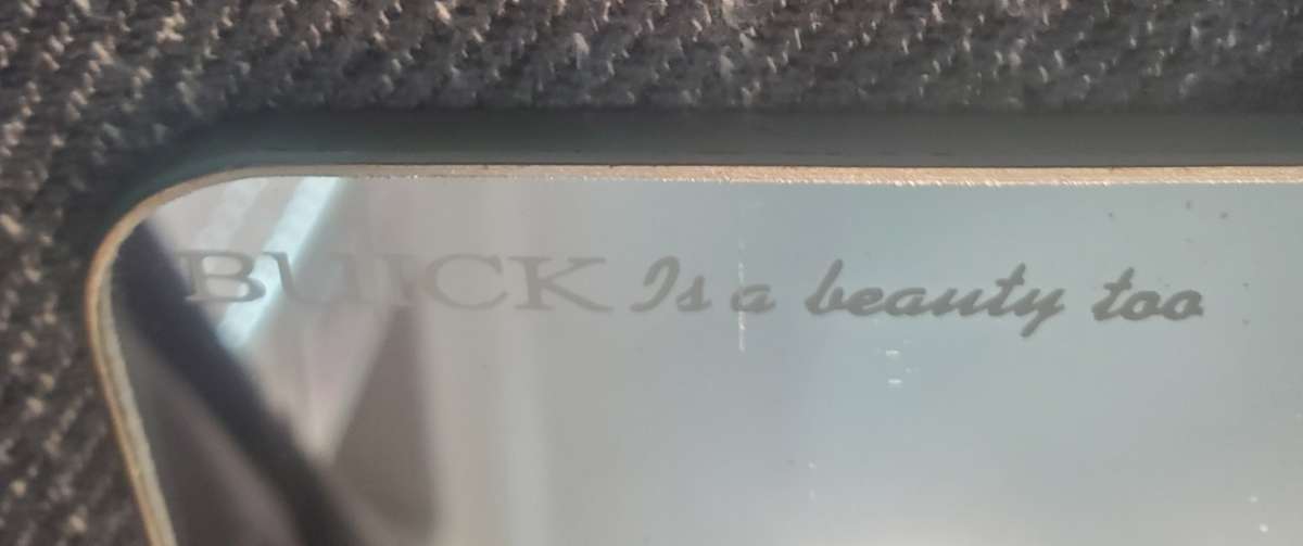 1960s Vintage Car Buick Vanity Mirror