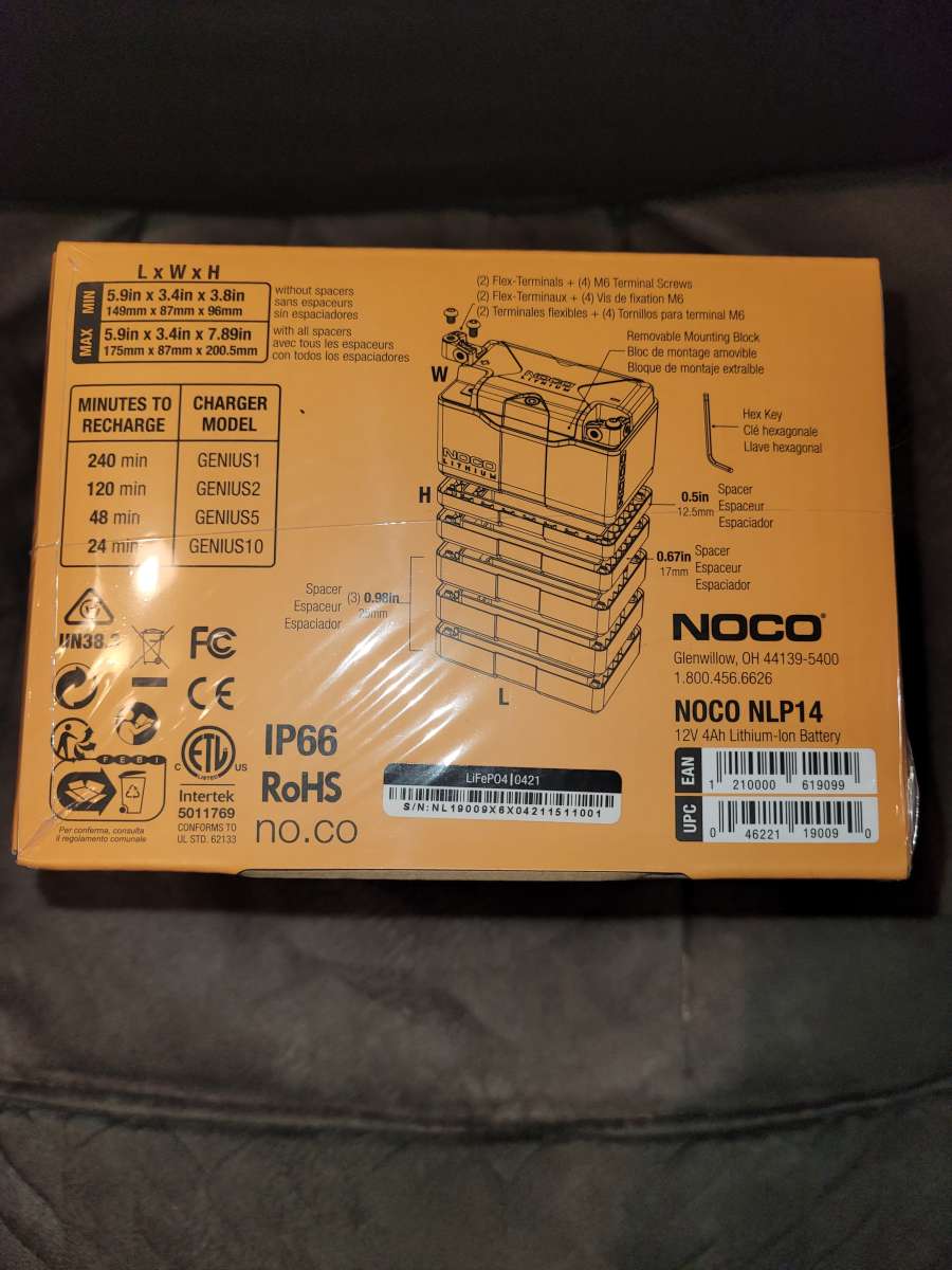 Noco Lithium Battery