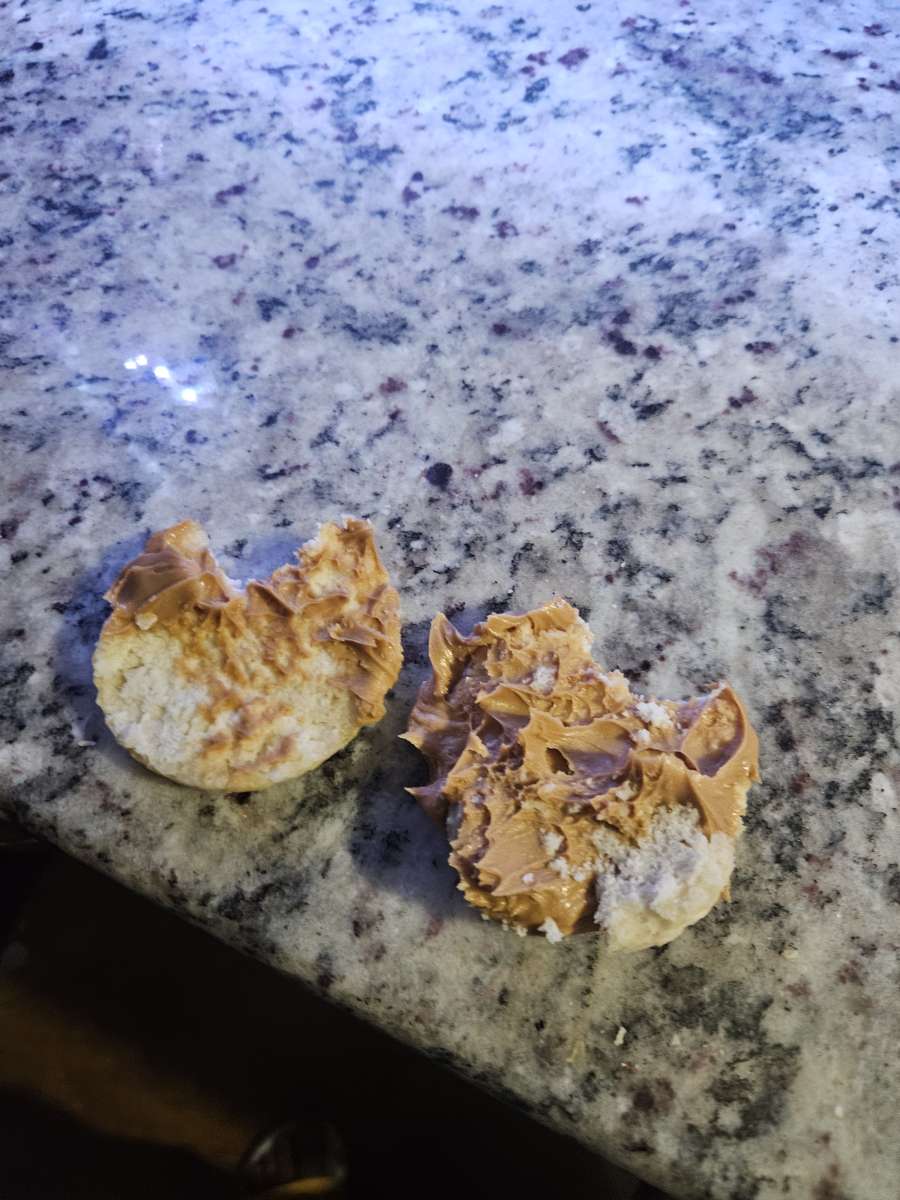 Peanut Butter Popeyes biscuit
