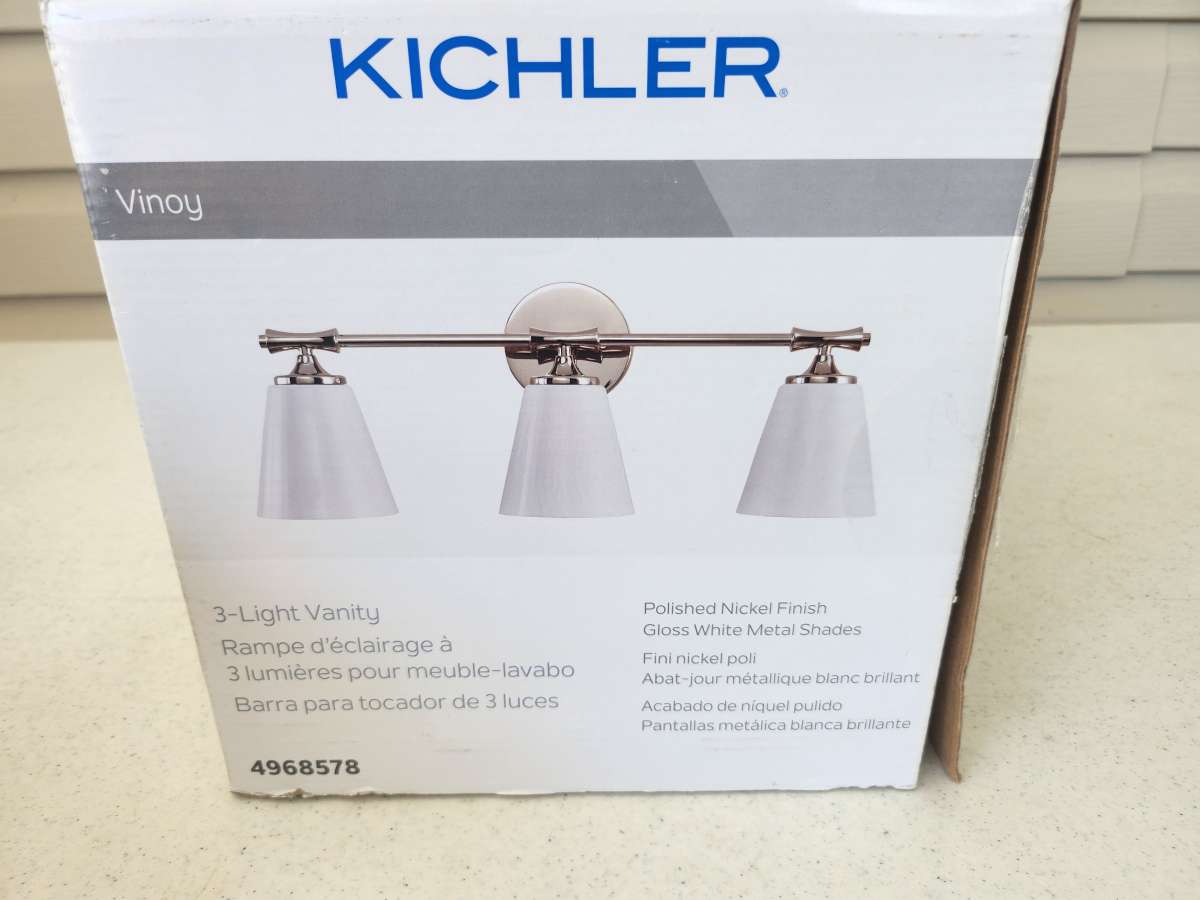 Kichler Vinoy Vanity Light BRAND NEW