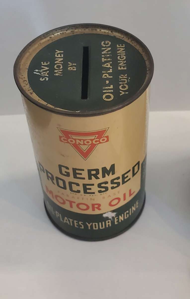 2 Vintage Coin Penny Banks