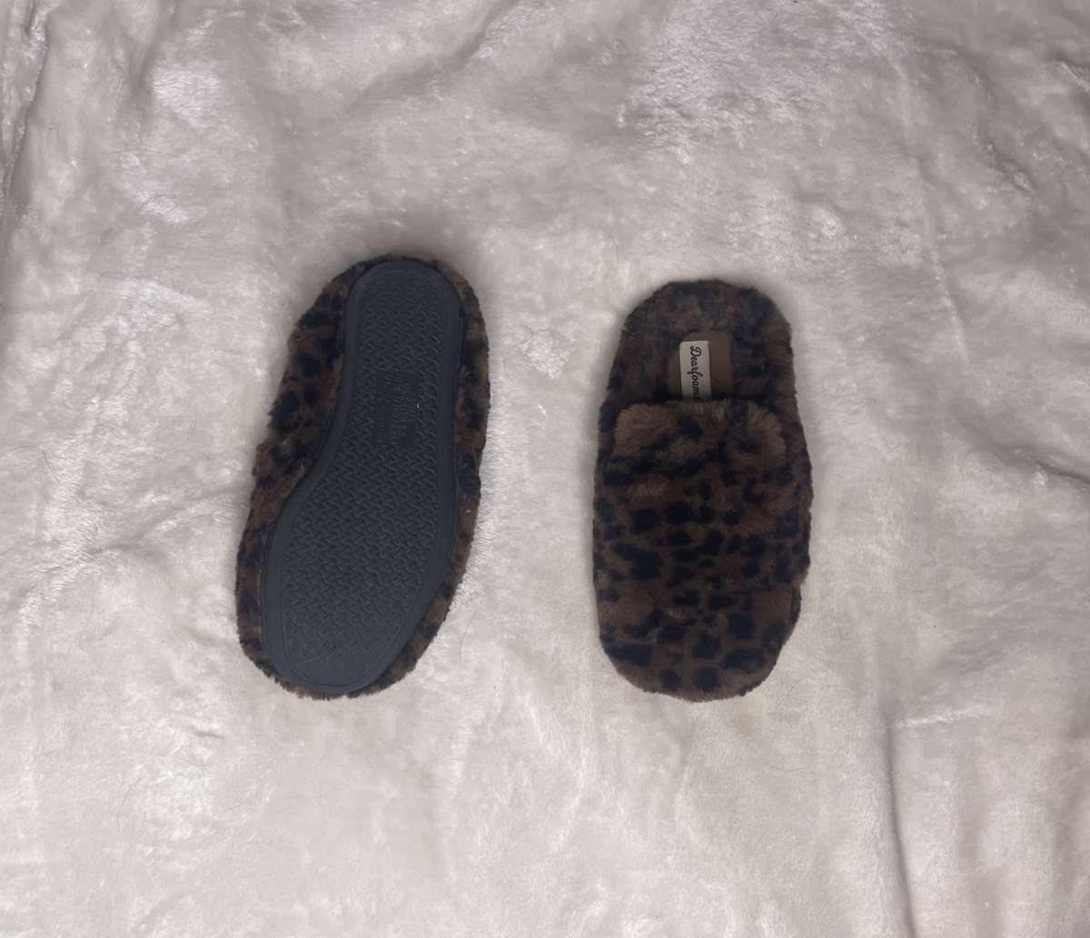 cheetah print slipper