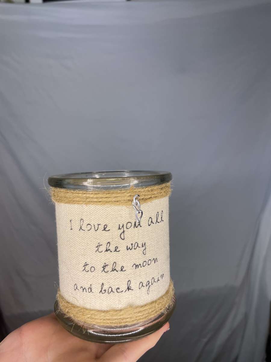 quote crafted glass cup