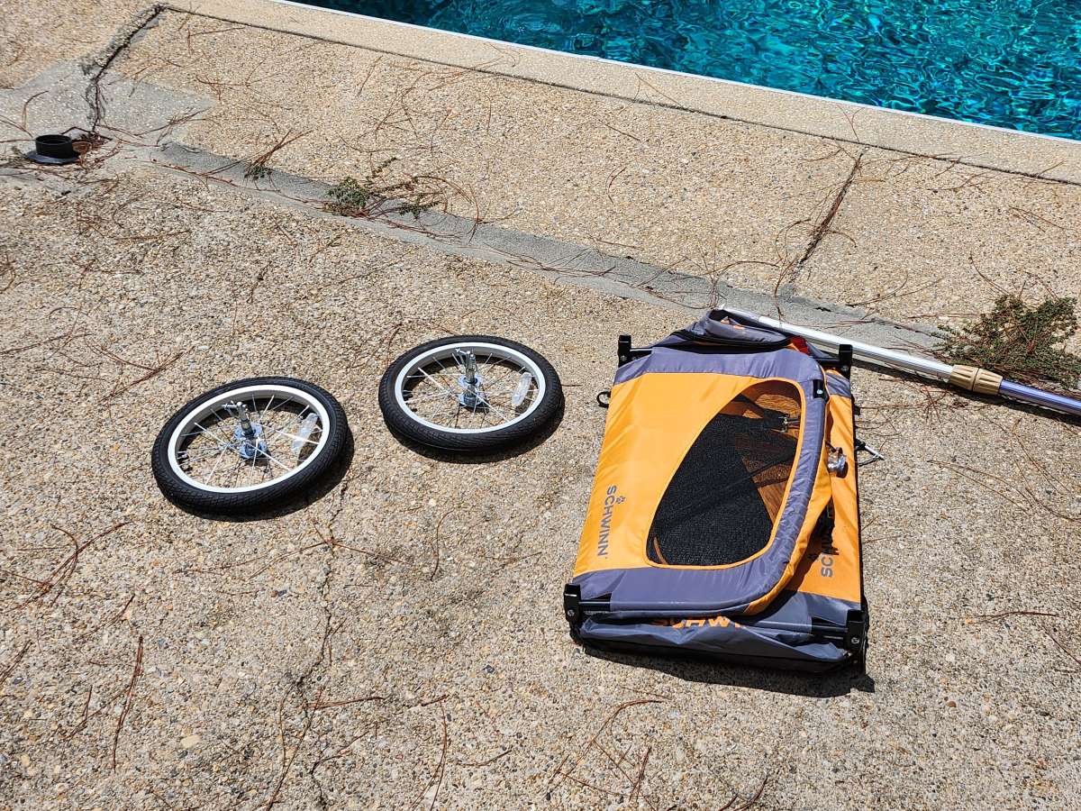 Schwinn bike pet trailer