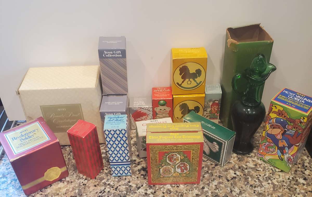 Large Lot 50 New Avon products from the 70s