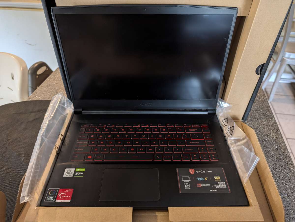 MSI GF65 Thin Gaming Laptop