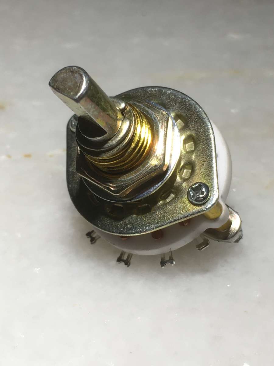 NEW band select rotary switches  lot of 9