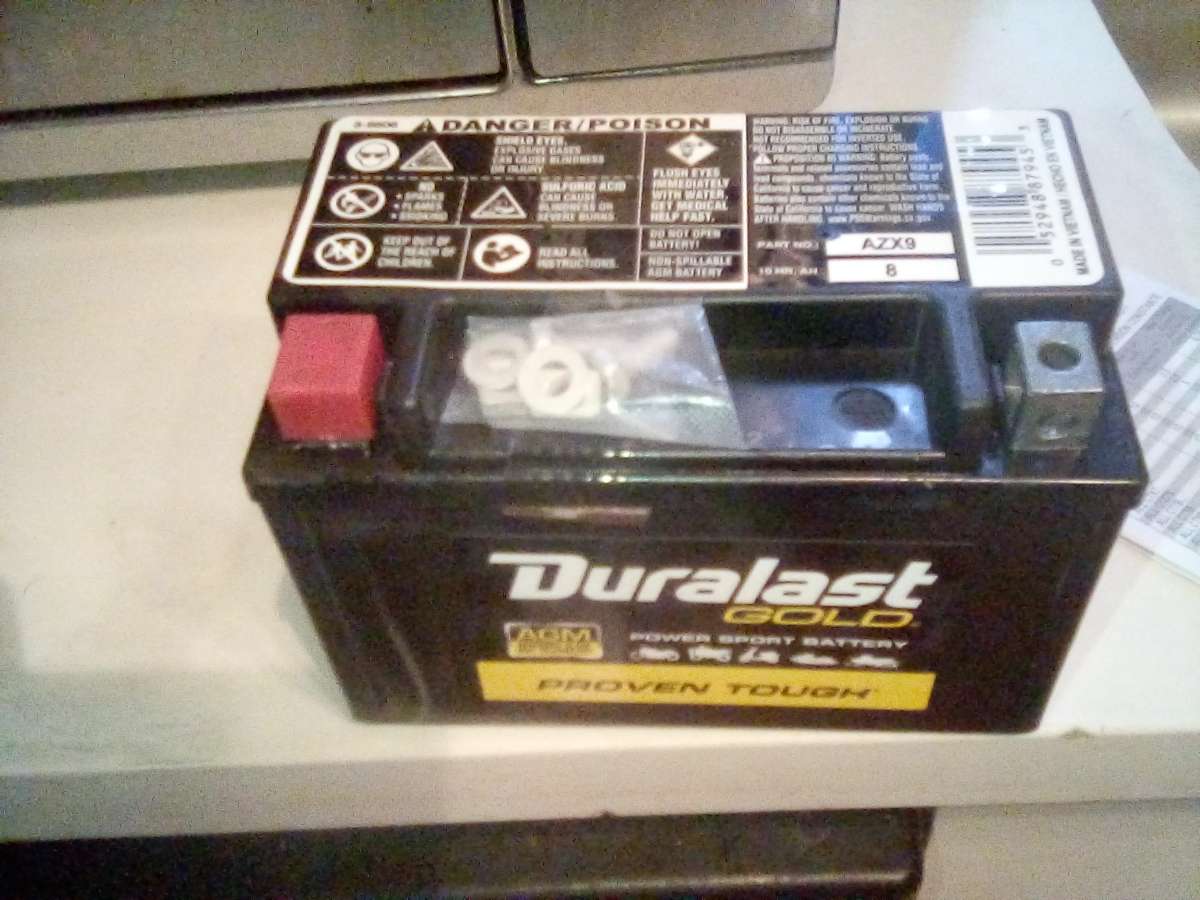 Duralast AZX9 power sport battery