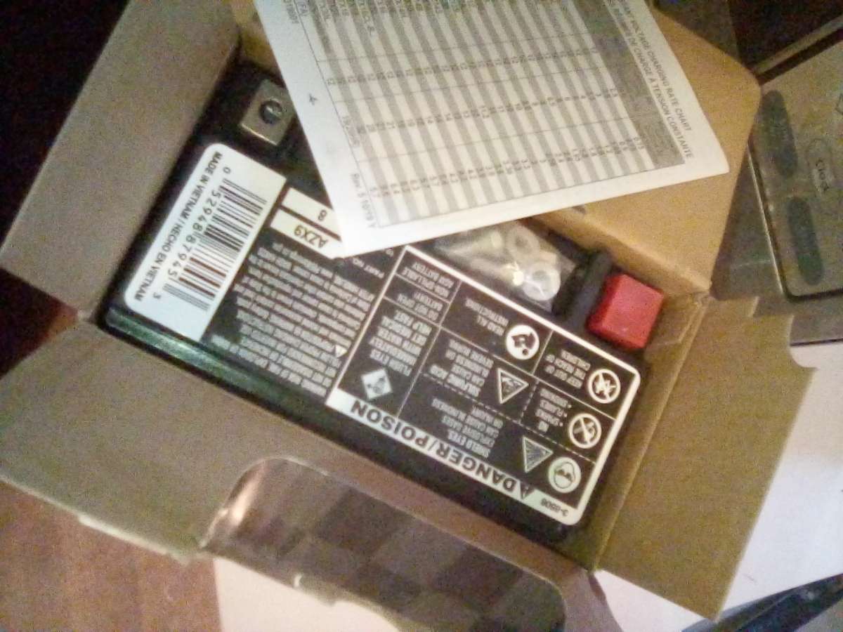 Duralast AZX9 power sport battery