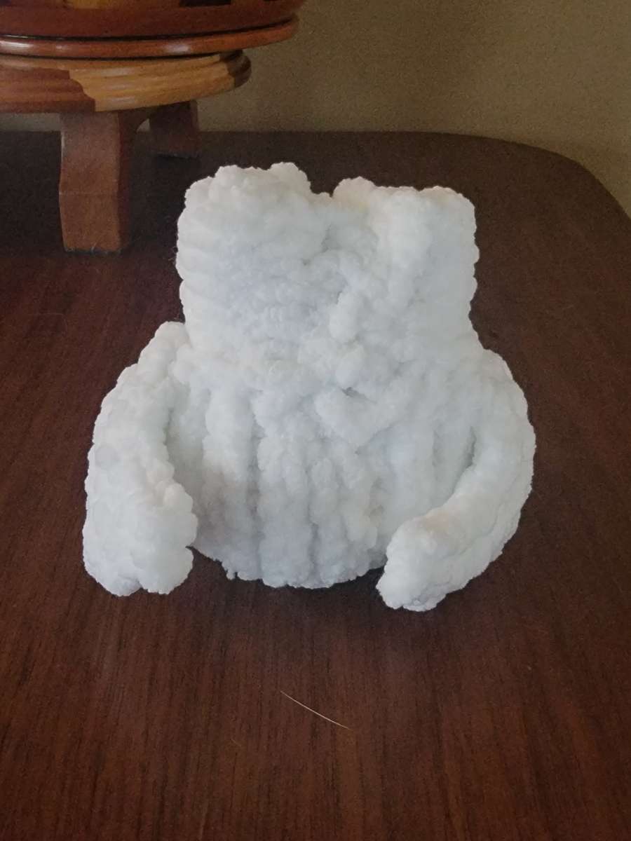 Small knitted Owl Stuffed Animal