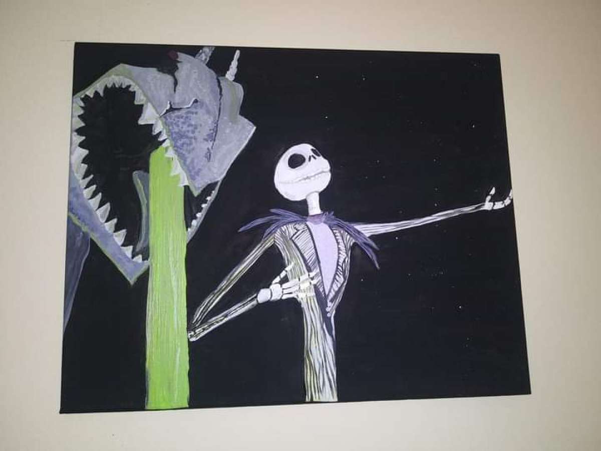 custom glowinthedark  paintings