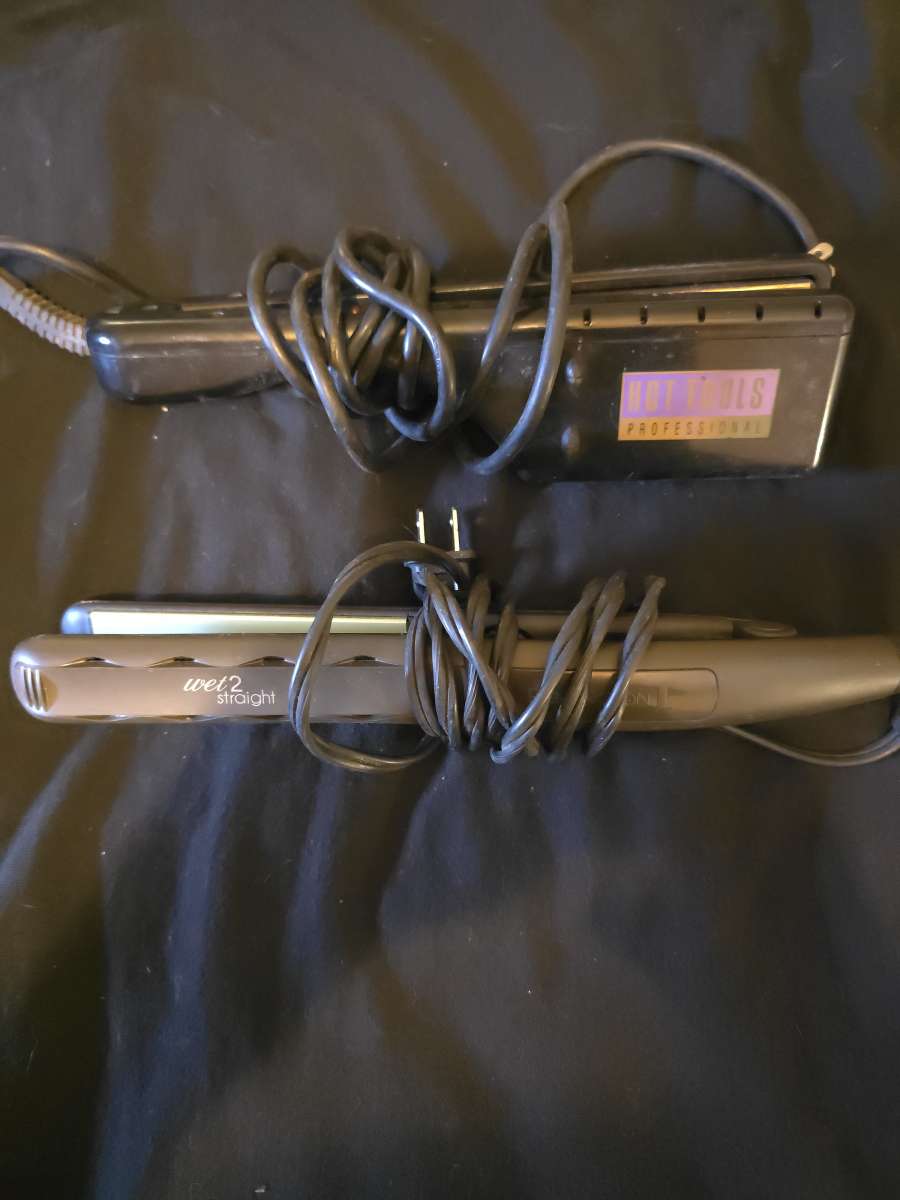 Two Hair Straighteners