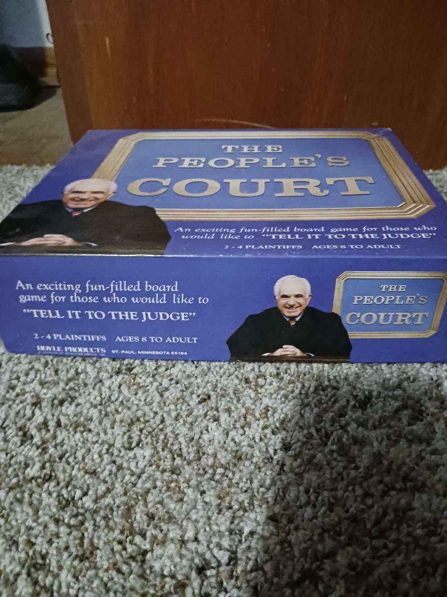 The Peoples Court Board Game