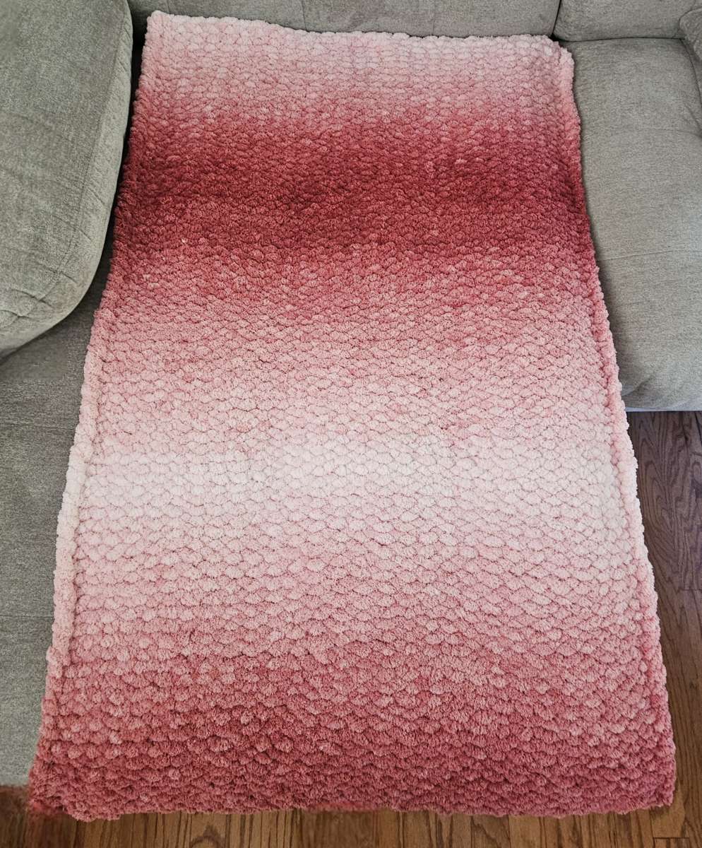 Soft Ombre Sofa Throw
