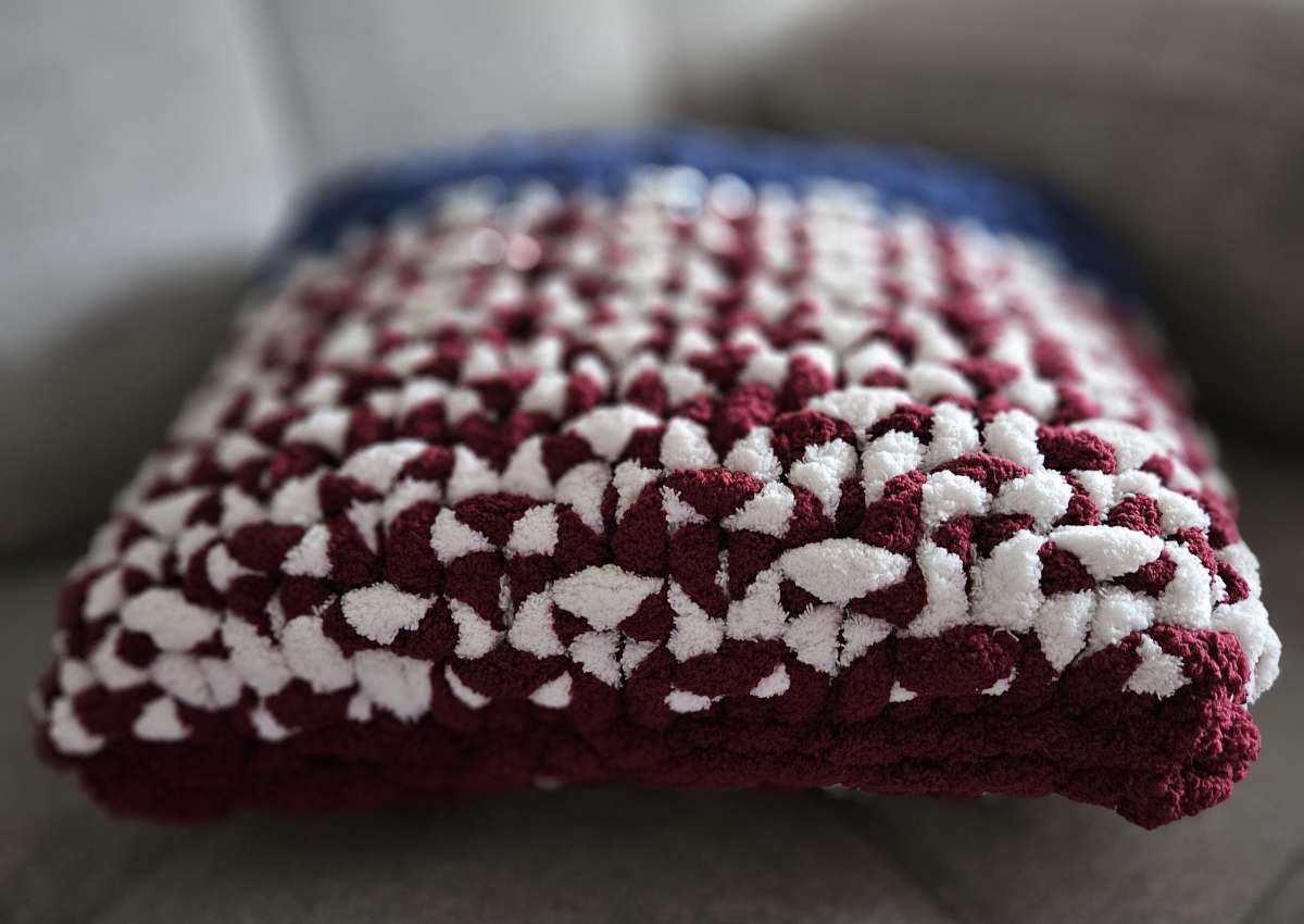 Red White and Blue Throw Pillow