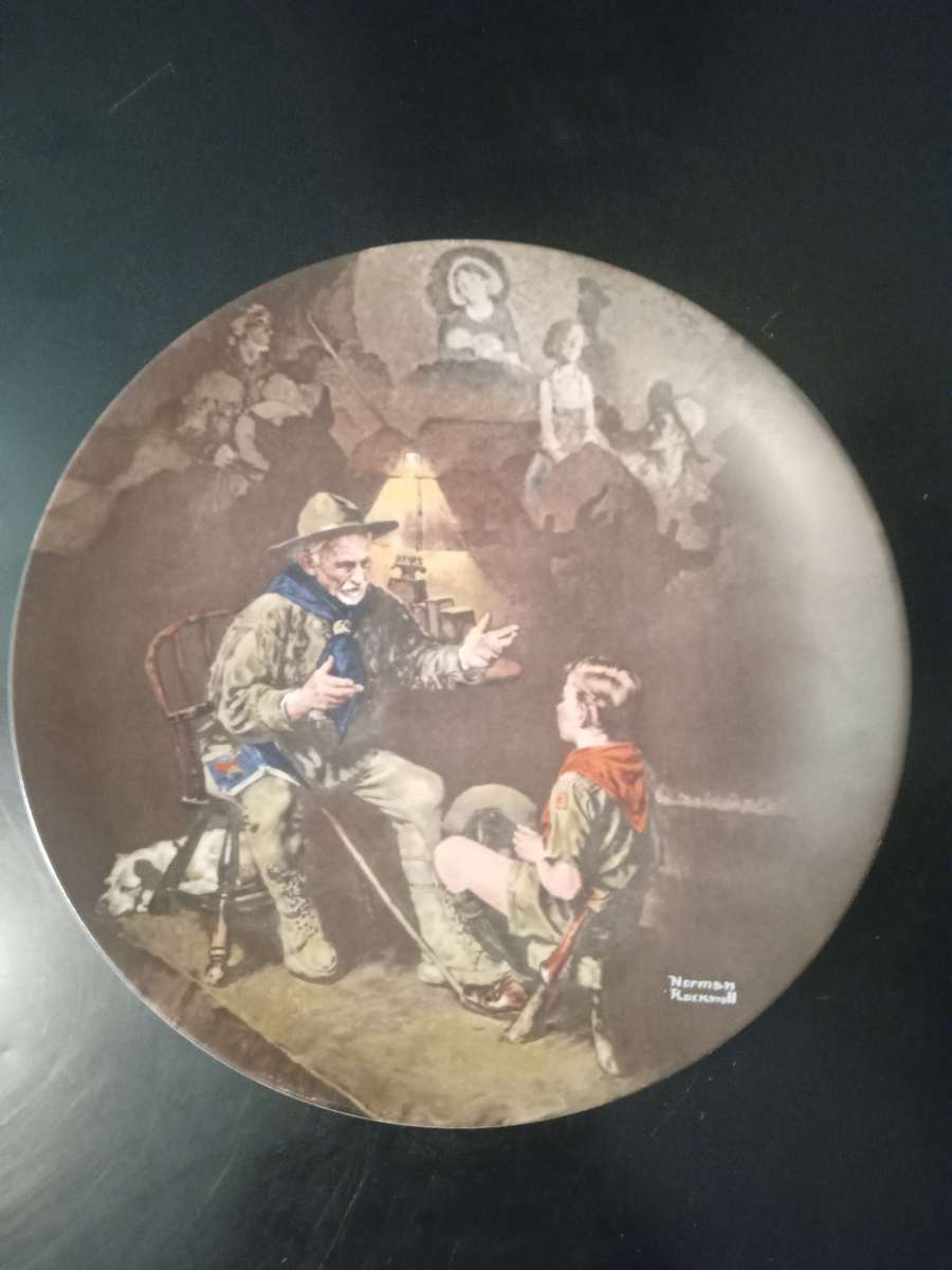 Vintage Norman Rockwell Collectable Plate