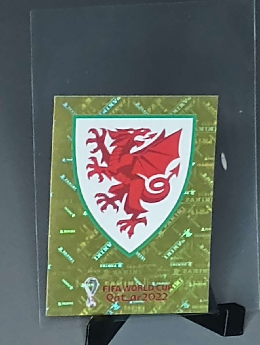 2022 world cup Qatar mini sticker gold border 10 card lot