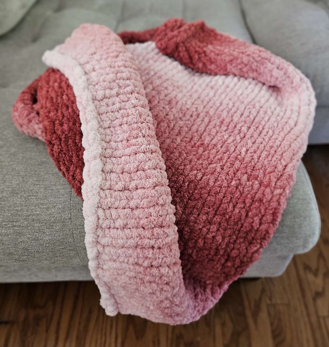 Soft Ombre Sofa Throw
