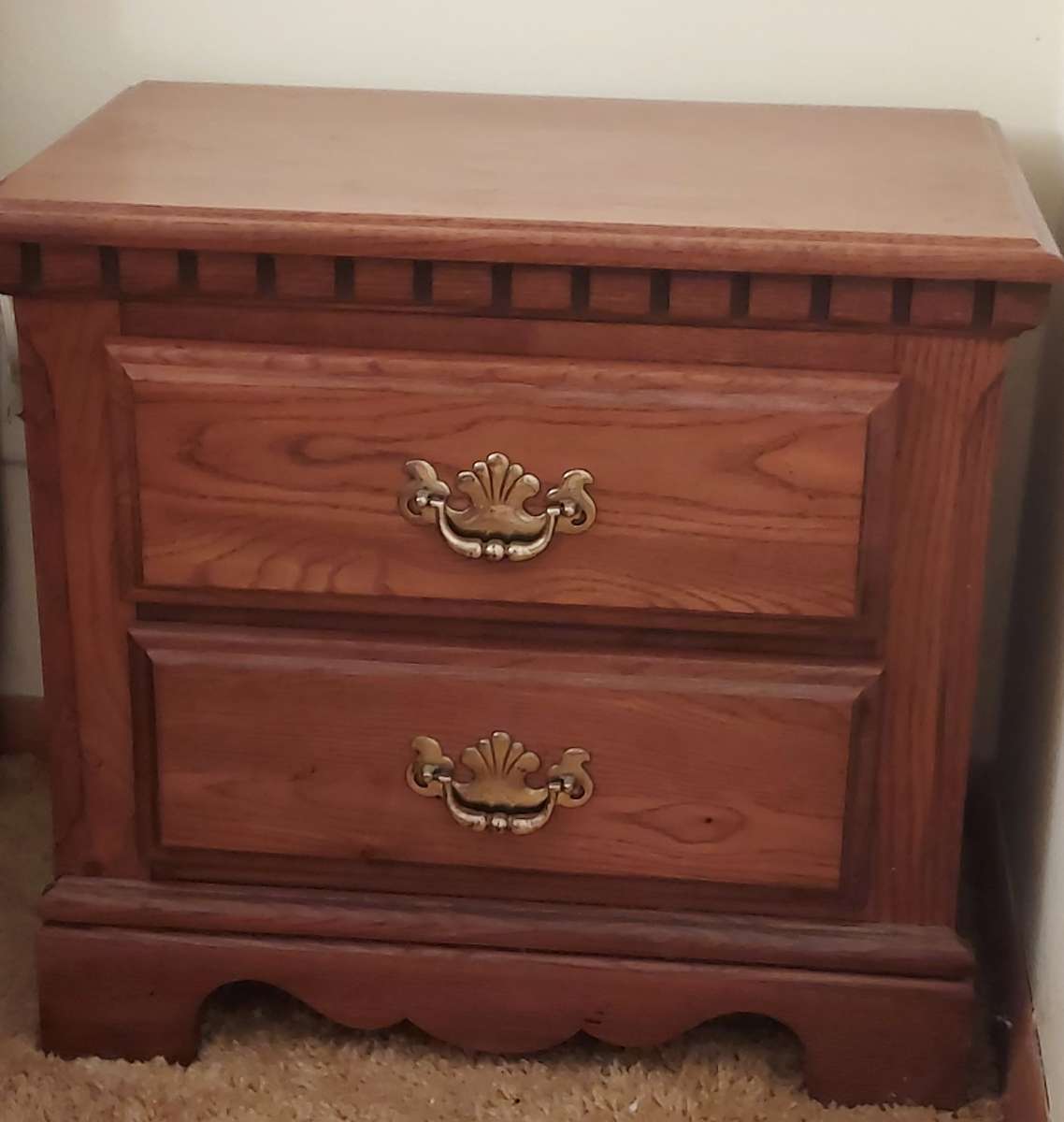 3 Piece Full Size Bedroom Set Dresser Nightstand